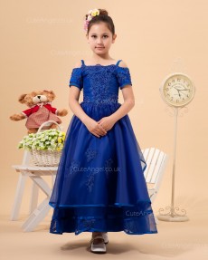 Online Romantica Royal Blue Ankle Length A-line First Communion / Pageant Dress