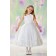 Girls Dress Style 0610218 Ivory Ankle Length hand Made Flower Round A-line Dress in Choice of Colour