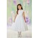 Girls Dress Style 0611218 Ivory Tea-length Lace Round A-line Dress in Choice of Colour