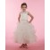 Girls Dress Style 0614518 Champagne Ankle Length Lace , Beading , Tiered Bateau A-line Dress in Choice of Colour