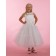 Girls Dress Style 0615018 Ivory Ankle Length Hand Made Flower Round A-line Dress in Choice of Colour