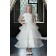 Girls Dress Style 0622518 Ivory Tea-length Applique  A-line Dress in Choice of Colour