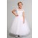 Girls Dress Style 0624518 Ivory Ankle Length Beading , Bowknot Round A-line Dress in Choice of Colour