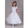 Girls Dress Style 0624618 Ivory Ankle Length Beading Round A-line Dress in Choice of Colour