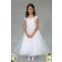Girls Dress Style 0625418 White Ankle Length Lace Round A-line Dress in Choice of Colour