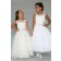 Girls Dress Style 0625718 White Floor-length Lace , Beading Bateau A-line Dress in Choice of Colour