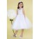 Girls Dress Style 0626718 White Knee-Length hand Made Flower Bateau A-line Dress in Choice of Colour