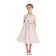 Girls Dress Style 066218 Candy Pink Floor-length hand Made Flower Bateau A-line Dress in Choice of Colour