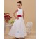 Cheap Amazing White Floor-length Organza Flower Girl Dress