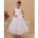 Discount Ivory Ankle Length A-line First Communion / Flower Girl Dress