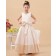 Elegant Discount Champagne Floor-length A-line First Communion / Flower Girl Dress