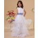 Vintage Ivory Floor-length A-line First Communion / Pageant Dress
