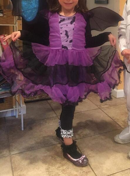 2018 Popular Halloween Girl Costume Cosplay Anime Costume Purple Bat Character Witch Skirt