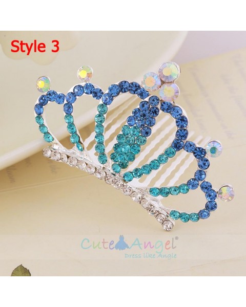 Fashion Princess Crystal Headpieces Crowns Hair Accessories