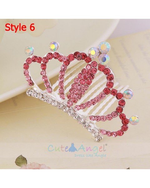 Fashion Princess Crystal Headpieces Crowns Hair Accessories