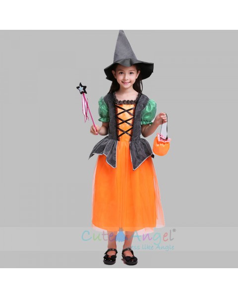 Halloween Little Witch Party Performance Costume