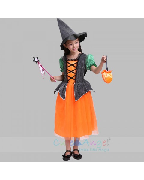 Halloween Little Witch Party Performance Costume