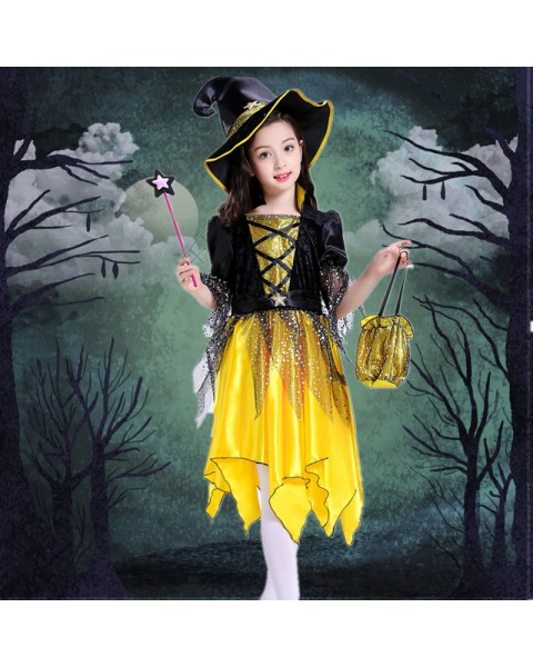 Halloween Little Witch Party Performance Costume