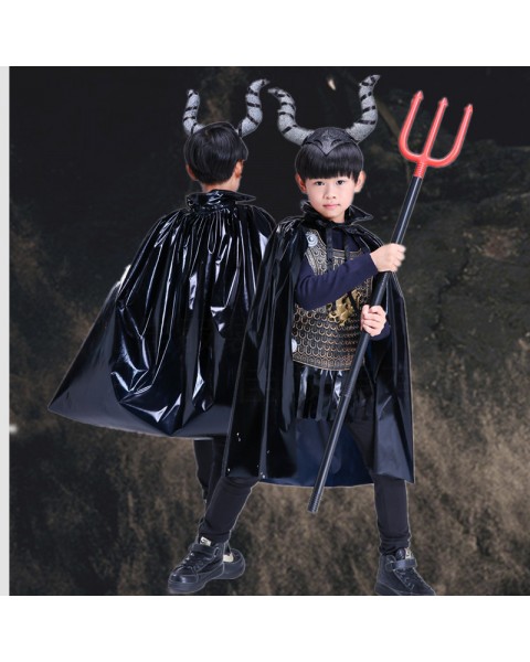 Halloween Children Costume Party performance costumes Evil flame Cattle demon