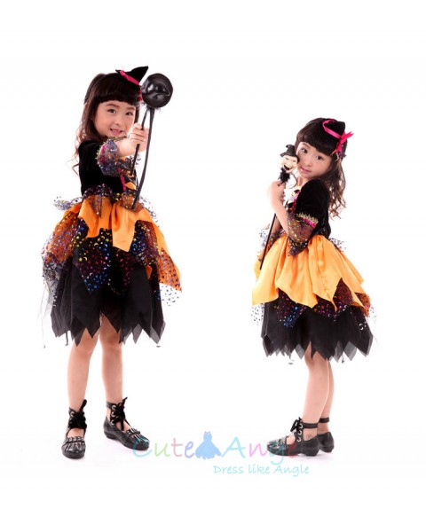 Halloween Girl Performance Clothing Girls Costume Ball Costume Children's pettiskirt