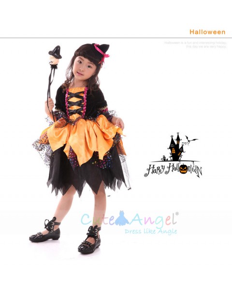 Halloween Girl Performance Clothing Girls Costume Ball Costume Children's pettiskirt