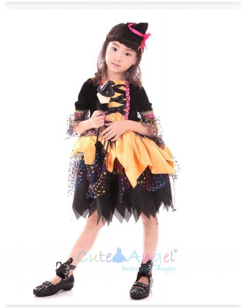 Halloween Girl Performance Clothing Girls Costume Ball Costume Children's pettiskirt