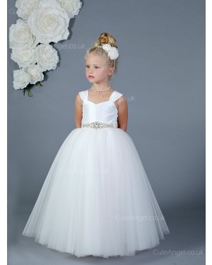 Girls Dress Style 0619918 White Floor-length Beading Sweetheart Ball Gown Dress in Choice of Colour