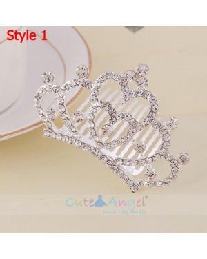 Fashion Princess Crystal Headpieces Crowns Hair Accessories