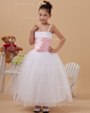 Cheap Stunning Ivory Ankle Length Ball Gown First Communion / Flower Girl Dress