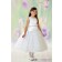 Girls Dress Style 0611818 Ivory Tea-length Beading Round A-line Dress in Choice of Colour