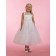 Girls Dress Style 0615118 Ivory Ankle Length Lace , Beading Round A-line Dress in Choice of Colour