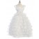 Girls Dress Style 0616518 Ivory Floor-length hand Made Flower Square Ball Gown Dress in Choice of Colour