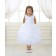 Girls Dress Style 0617018 Ivory Ankle Length Hand Made Flower Bateau A-line Dress in Choice of Colour