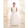Girls Dress Style 0617118 Ivory Floor-length Hand Made Flower Bateau A-line Dress in Choice of Colour