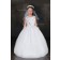 Girls Dress Style 0617218 Ivory Floor-length Applique Round A-line Dress in Choice of Colour