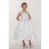 Girls Dress Style 0617618 Ivory Tea-length Lace , Bowknot Round A-line Dress in Choice of Colour