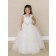 Girls Dress Style 0619218 Ivory Floor-length Beading Square A-line Dress in Choice of Colour