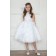 Girls Dress Style 0621118 Ivory Knee-Length Tiered , Lace Bateau A-line Dress in Choice of Colour