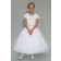 Girls Dress Style 0625218 White Ankle Length Beading Bateau A-line Dress in Choice of Colour