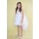 Girls Dress Style 0626418 White Mini Lace , Beading Bateau Princess Dress in Choice of Colour