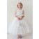 Girls Dress Style 063018 Ivory Ankle Length Lace Bateau A-line Dress in Choice of Colour