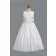 Girls Dress Style 067918 Ivory Floor-length Lace , Applique Round A-line Dress in Choice of Colour