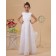 Budget Best Ivory Floor-length A-line First Communion / Flower Girl Dress