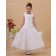 Budget Discount Ivory Ankle Length A-line First Communion / Flower Girl Dress