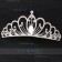 Sparkling Crystal Silver Tiara Crown Headpiece Girl Prom Hair Ornaments Hair Jewelry Accessories