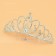 Sparkling Crystal Silver Tiara Crown Headpiece Girl Prom Hair Ornaments Hair Jewelry Accessories