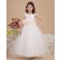 Elegant Ivory Ankle Length A-line First Communion / Flower Girl Dress