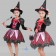 2018 New Halloween Little witch party performance costume Princess dress