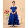Online Romantica Royal Blue Ankle Length A-line First Communion / Pageant Dress