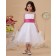 Online White Tea-length A-line First Communion / Flower Girl Dress